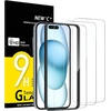 image:imageNEWC Screen Protector for iPhone Air Tempered Glass  3 Pack  65 inches  Case Friendly  Easy Installation Tool Included  Ultra ResistantTransparent
