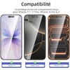 image:imageNEWC Screen Protector for iPhone Air Tempered Glass  3 Pack  65 inches  Case Friendly  Easy Installation Tool Included  Ultra ResistantTransparent