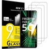 image:imageNEWC 3 Pack Designed for Realme Narzo 50 5G Narzo 50i Prime Screen Protector Tempered Glass Case Friendly Scratch ResistantBubbleFree Ultra Resistant