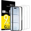 image:imageNEWC 3 Pack Designed for iPhone 11 and iPhone XR Screen Protector 61 Enhanced Tempered Glass Protection Case Friendly Scratch ResistantBubbleFree Ultra ResistantTransparent