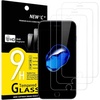 image:imageNEWC 3 Pack Designed for iPhone 7 Plus and iPhone 8 Plus Screen Protector 55 Tempered Glass Case Friendly Scratch ResistantBubbleFree Ultra Resistant