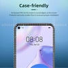 image:imageNEWC 3 Pack Designed for Huawei P40 Lite 5G Not for Huawei P40 Lite 4G Scratch Resistant Screen Protector Tempered Glass Case Friendly Scratch ResistantBubbleFree Ultra Resistant