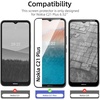 image:imageNEWC 3 Pack Designed for Nokia C21 Plus Screen Protector Tempered Glass Bubble Free Ultra Resistant