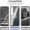 image:imageNEWC 3 Pack Designed for Nokia G60 5G Screen Protector Tempered GlassCase Friendly Scratchproof Bubble Free Ultra Resistant