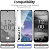 image:imageNEWC 3 Pack Designed for Nokia X71 Screen Protector Tempered Glass Bubble Free Ultra Resistant