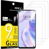 image:imageNEWC 3 Pack Designed for Huawei P40 Lite 5G Not for Huawei P40 Lite 4G Scratch Resistant Screen Protector Tempered Glass Case Friendly Scratch ResistantBubbleFree Ultra Resistant