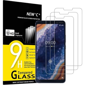 image:imageNEWC 3 Pack Designed for Nokia 9 PureView Screen Protector Tempered Glass Bubble Free Ultra Resistant