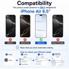image:imageNEWC for iPhone 12 Screen Protector  Camera Lens Protector Tempered GlassBlack