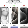 image:imageNEWC for iPhone 12 Screen Protector  Camera Lens Protector Tempered GlassTransparent