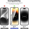 image:imageNEWC for iPhone 12 Screen Protector  Camera Lens Protector Tempered GlassTransparent